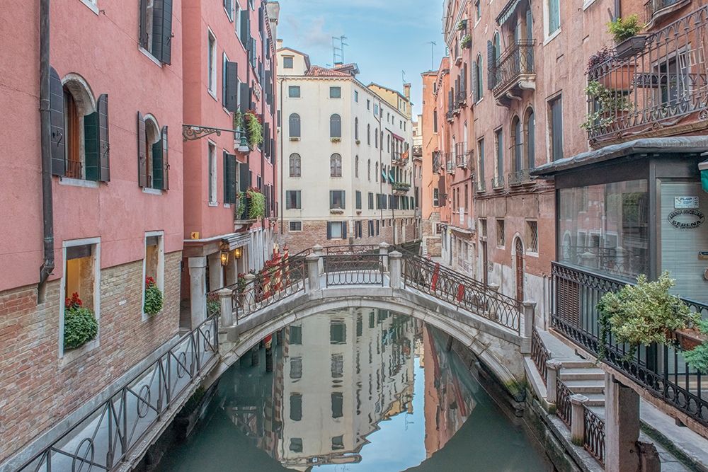 Italy-Venice Bridge over Canal